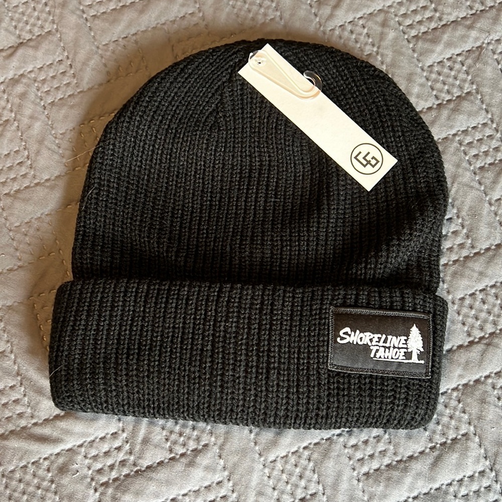 NWT CG Habitats : Shoreline Tahoe Black Beanie
